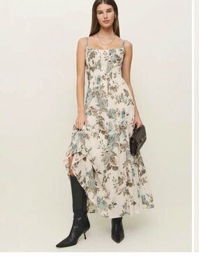 gucci linen dress Gucci Plaid Linen Midriff Dress main image 0